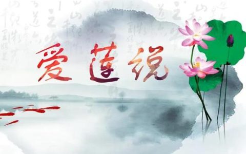 爱莲说ppt背景图片（爱莲说ppt优秀课件完整版）