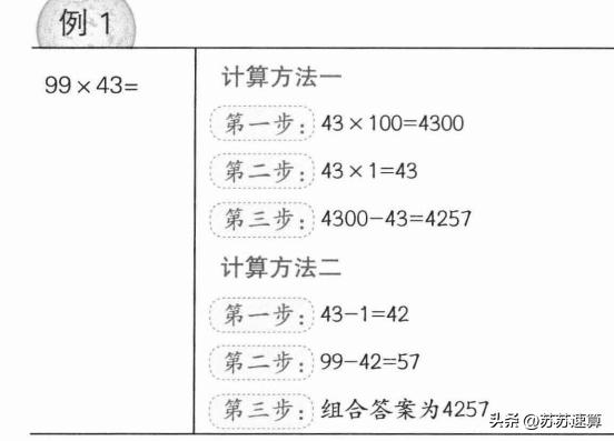 小学两位数乘法速算技巧，任意两位数乘法速算技巧！